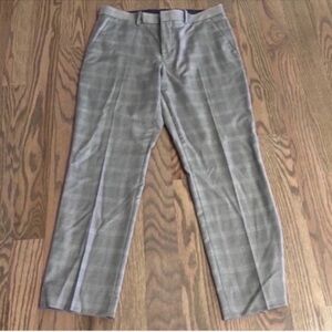 Perry Ellis Gray Twill Slim Fit Dress Pants 32x32 NWOT
